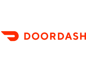 Doordash driver program, DoorDash partnership, DoorDash logo