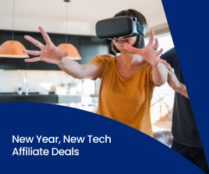 FlexOffers.com, affiliate, marketing, sales, promotional blog, seasonal spotlight, new year blog, consumer tech affiliate programs, consumer tech 2026, SharkNinja affiliate program, Total Wireless affiliate program, Visible affiliate program, NETGEAR affiliate program, Nextbase affiliate program, Dyson CA affiliate program, Piscifun affiliate program, Straight Talk affiliate program, Flashark affiliate program