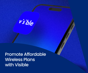 FlexOffers.com, affiliate programs, affiliate marketing, Visible affiliate program, 2026 affiliate programs, Visible wireless plans