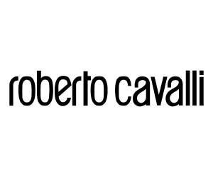 roberto cavalli, roberto cavalli black and white logo